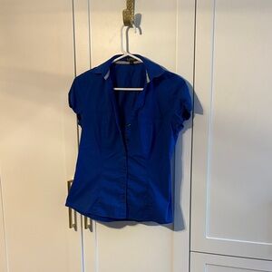 Express short sleeve collared blouse